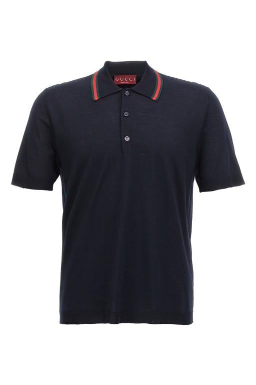 GUCCI Web Ribbon Polo Shirt in Oshawa - Image 1