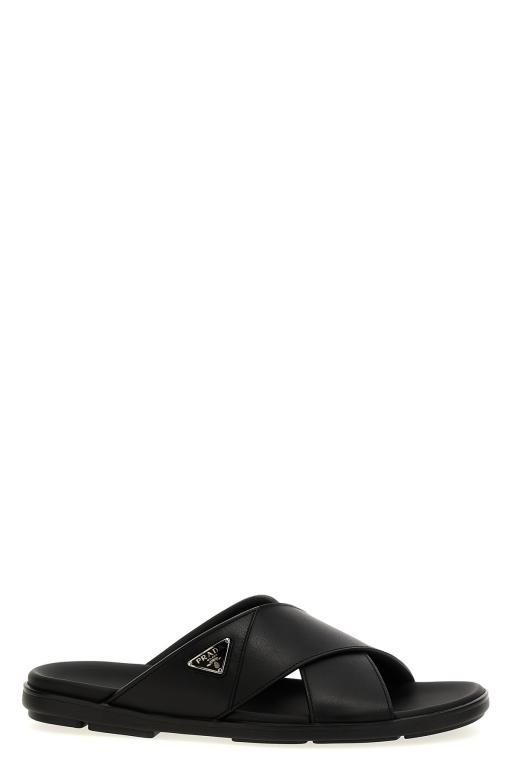 PRADA Logo Sandals in Hamilton - Image 1