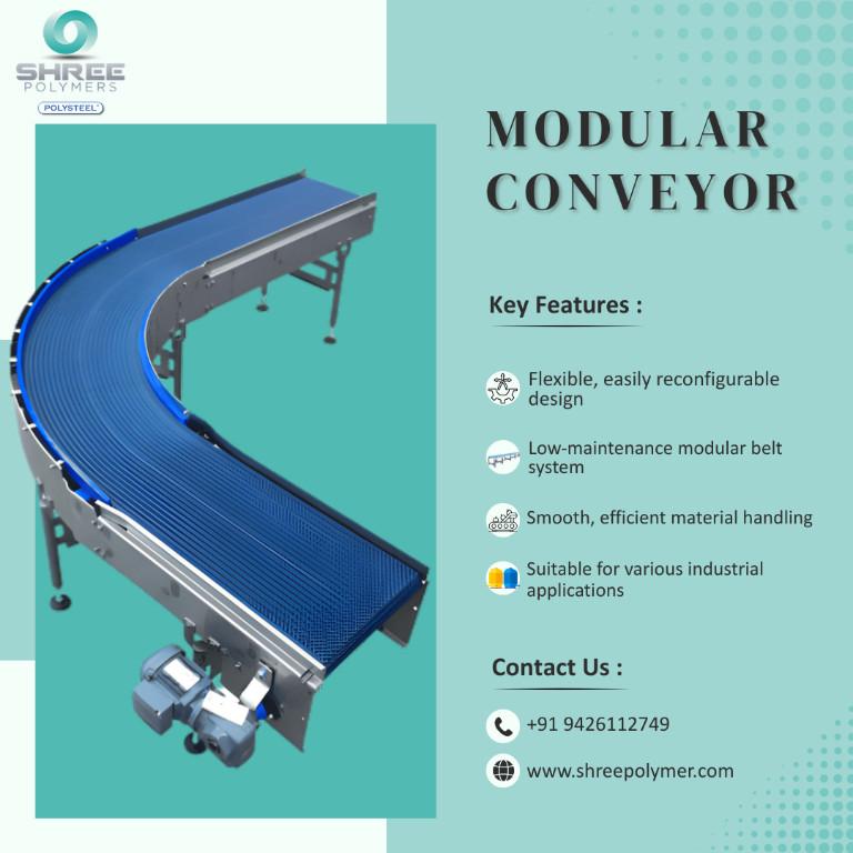 Modular Conveyor Systems for Material Handling Industries in India - Image 1