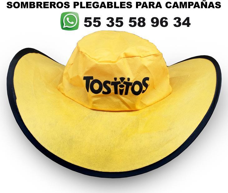 SOMBREROS PLEGABLES PERSONALIZADOS CON LOGOTIPO en México - Imagen 1