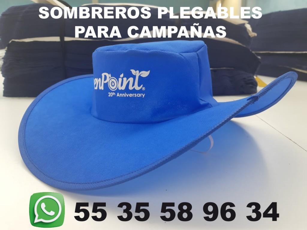 SOMBREROS PLEGABLES PERSONALIZADOS CON LOGOTIPO en México - Imagen 3