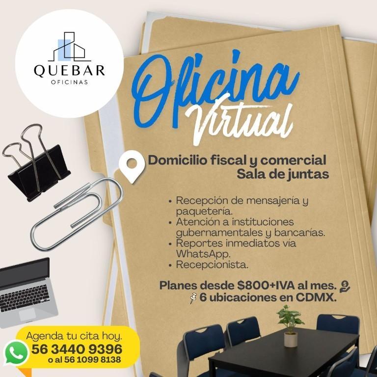 OFICINA VIRTUAL EN CDMX CON DOMICILIO FISCAL Y COMERCIAL en Iztacalco - Imagen 1