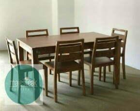Dining Set Teak -Alba Design in Malaysia - Image 2