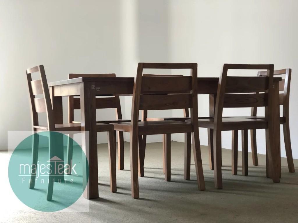 Dining Set Teak -Alba Design in Malaysia - Image 1