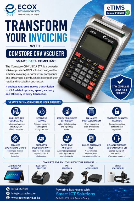 Upgrade to Smarter Invoicing with Comstore eTIMS Etr in Kenya - Image 1