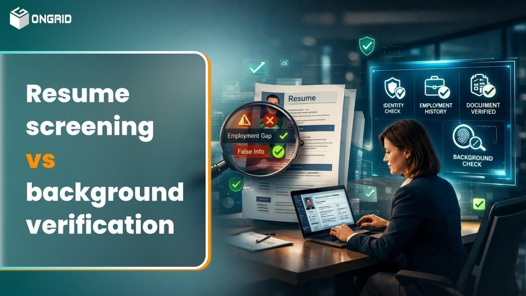 Resume Screening vs Background Verification in India - Image 1