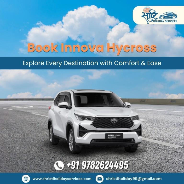 Book Innova Hycross Rental in Jaipur at Affordable Rates in India - Image 1