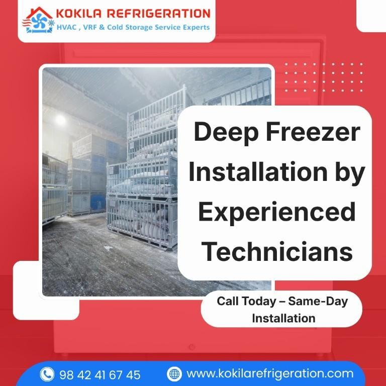 Deep Freezer Installation by Experienced Technicians in India - Image 1