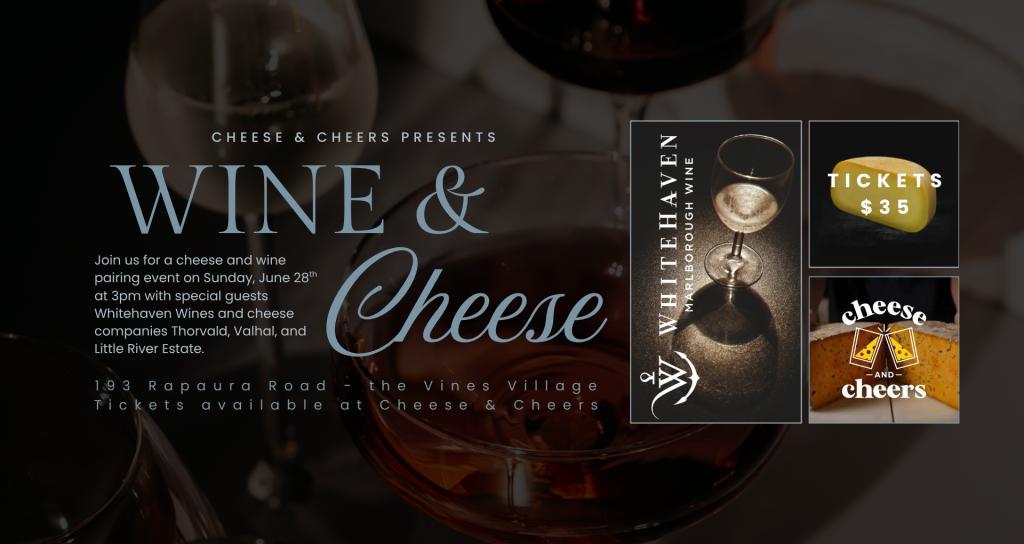 Wine & Cheese Pairing Afternoon in Blenheim - Image 1