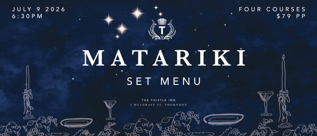 Matariki Set Menu at the Thistle Inn in Lower Hutt - Image 1