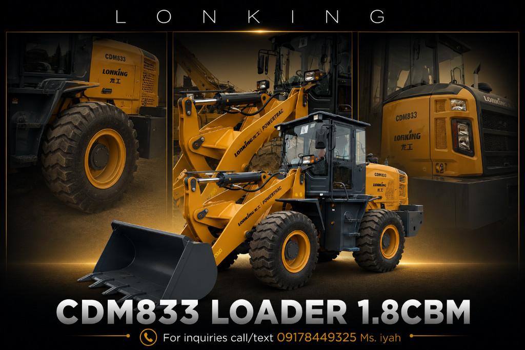 LONKING CDM833 WHEEL LOADER 1.8CBM- in Quiapo - Image 1