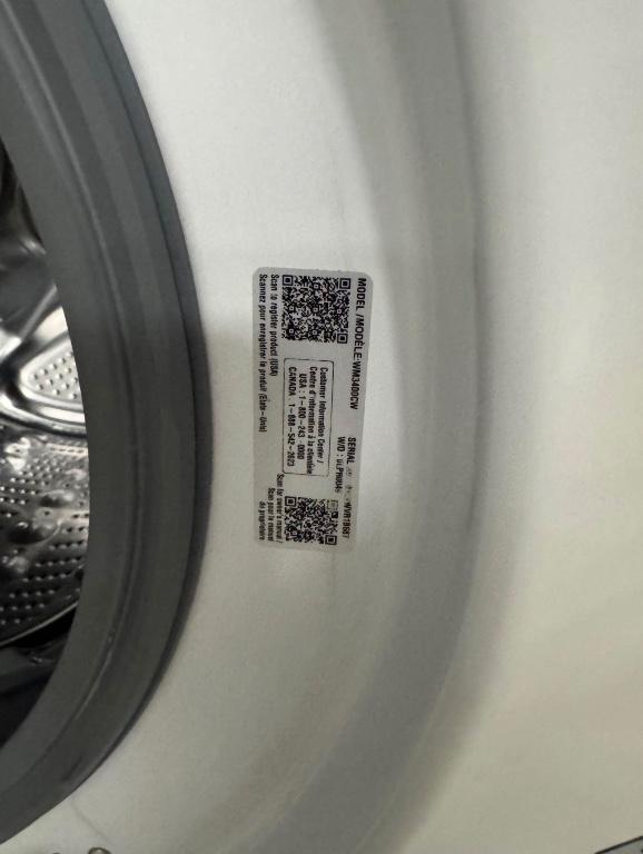 LG Front Load Washer & Dryer Set - White - Large Capacity in United States - Image 8