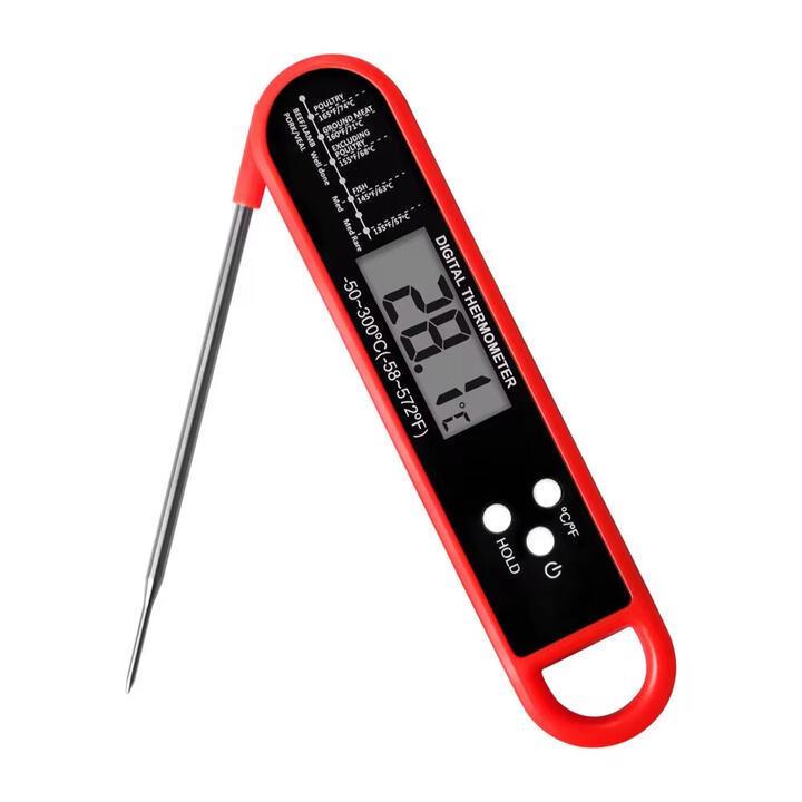 Digital Meat Thermometer Foldable Probe Fast Reading -50℃ … in Melbourne - Image 1
