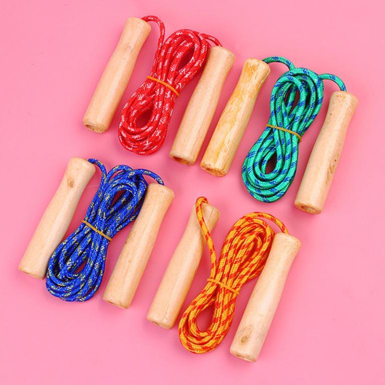 Skipping Rope 2 Meter Colourful Jump Rope Gym Fitness Nylon … in Novena - Image 1