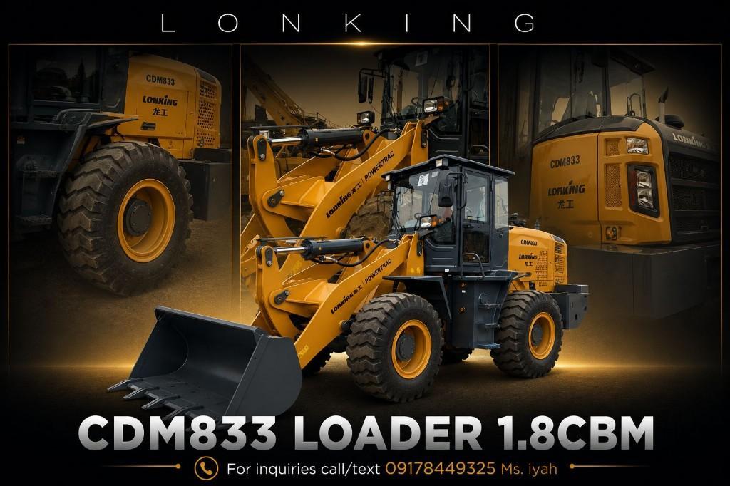 LONKING CDM833 WHEEL LOADER 1.8CBM in Manila - Image 1
