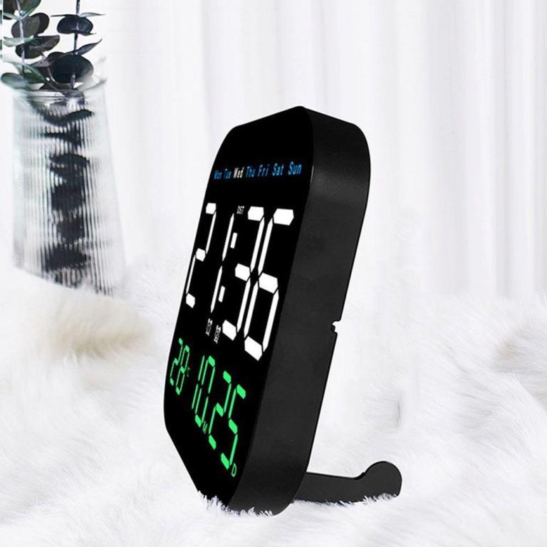 VIOLETLILAC Electronic Wall Clock, Multi-functional … in Bishan - Image 1