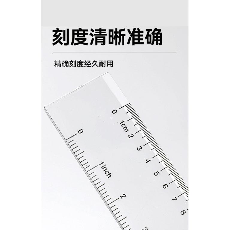 Scale Clear Thickness Plus 30cm Ruler Transparent Long … in Sembawang - Image 1