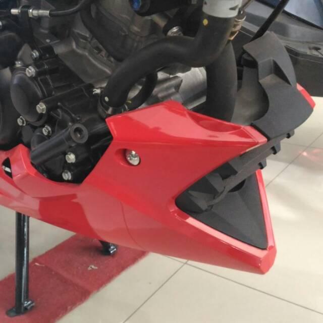 MESIN MERAH GSX S Engine Cover Set Red Ori in Geylang - Image 1