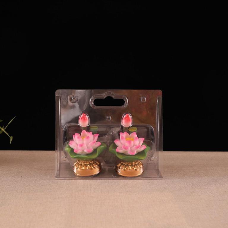 LED七彩莲花灯佛前灯供佛灯观音长明灯电源两用荷花灯3.21LED Colorful Lotus Lamp, … in Novena - Image 1