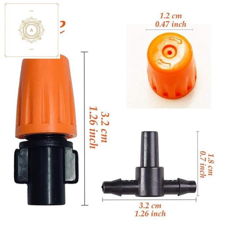 60 Pcs Micro-Spray Adjustable Flow Irrigation Drippers, … in Bukit Batok - Image 1