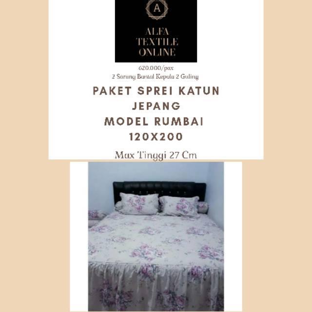 KATUN Pre-Order Japanese Cotton Tassel Bed Sheet Package in Pasir Ris - Image 1