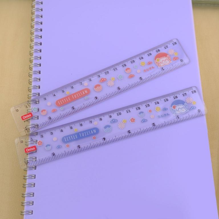 Oniso x Fuji Plastic Ruler 7 Inches Available In Pink And … in Mandai - Image 1