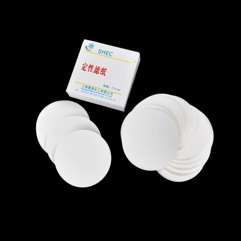 DTA 100pcs Filter Paper 7cm Medium Speed Filter Paper Lab … in Pasir Ris - Image 1