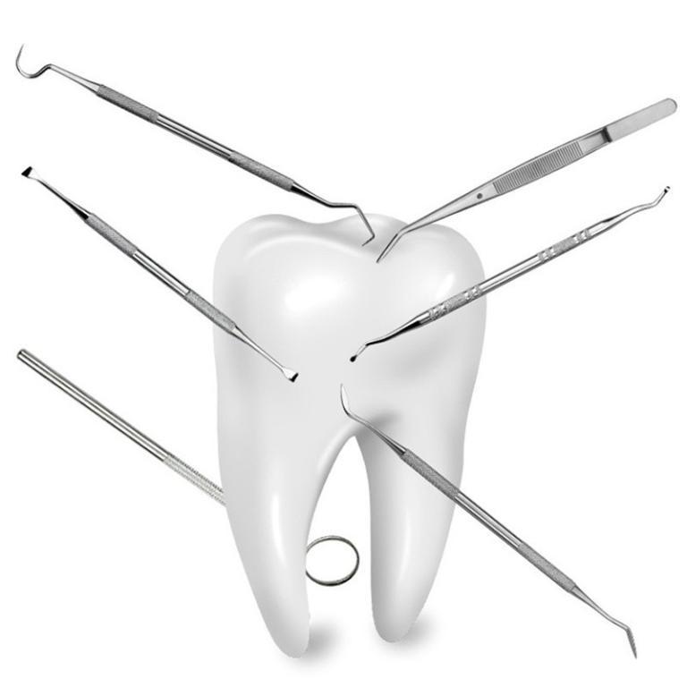 Stainless Steel Teeth Clean Tool Smoke Stains Tartar Plaque … in Bukit Merah - Image 1