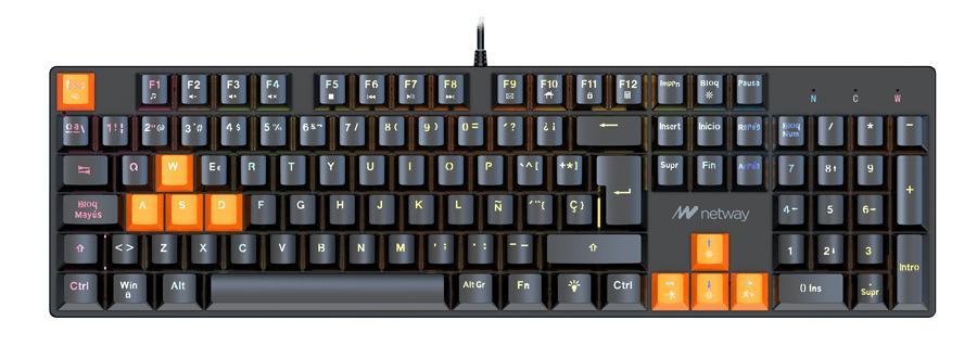 TECLADO GAMING NETWAY XK850 en Toledo - Imagen 1