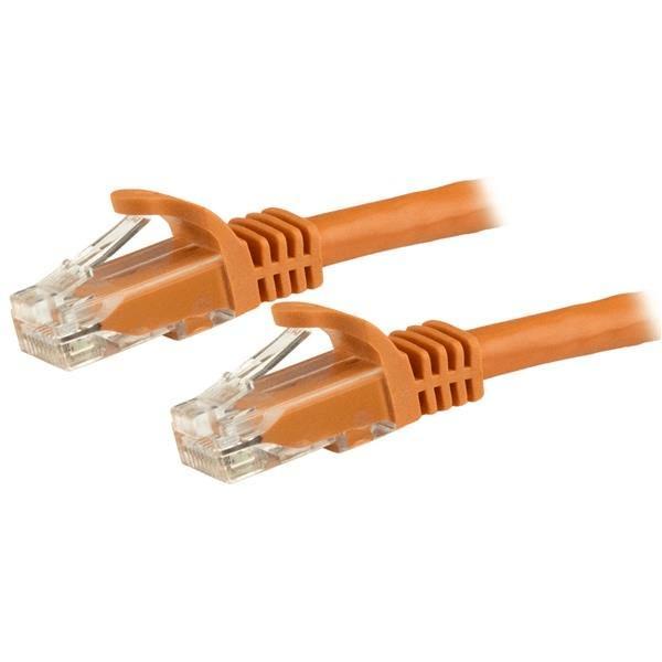 1M CAT6 ORANGE SNAGLESS GIGABIT ETHERNET RJ45 CABLE MALE TO … en Barcelona - Imagen 1