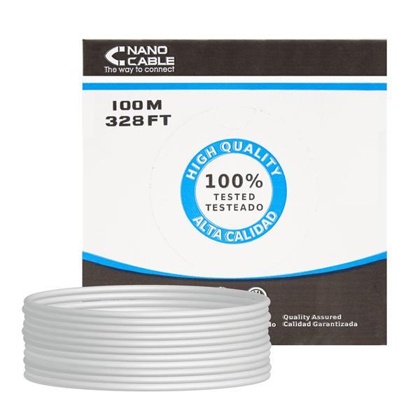 Bobina Cable de Red FTP RJ45 Cate.5 Rigido 100M en Madrid - Imagen 1