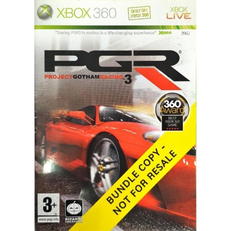 XBOX 360 GAME PGR PROJECT GOTHAM RACING 3 (USED) in Sembawang - Image 1