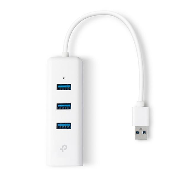 GIGAB ETHERNET NETWORK ADAPTER 3-PORT USB 3.0 HUB 1 en Madrid - Imagen 1