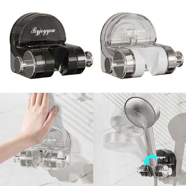 AMBER Suction Cup Shower Rack, Wall Mount Adjustable Shower … in Mandai - Image 1