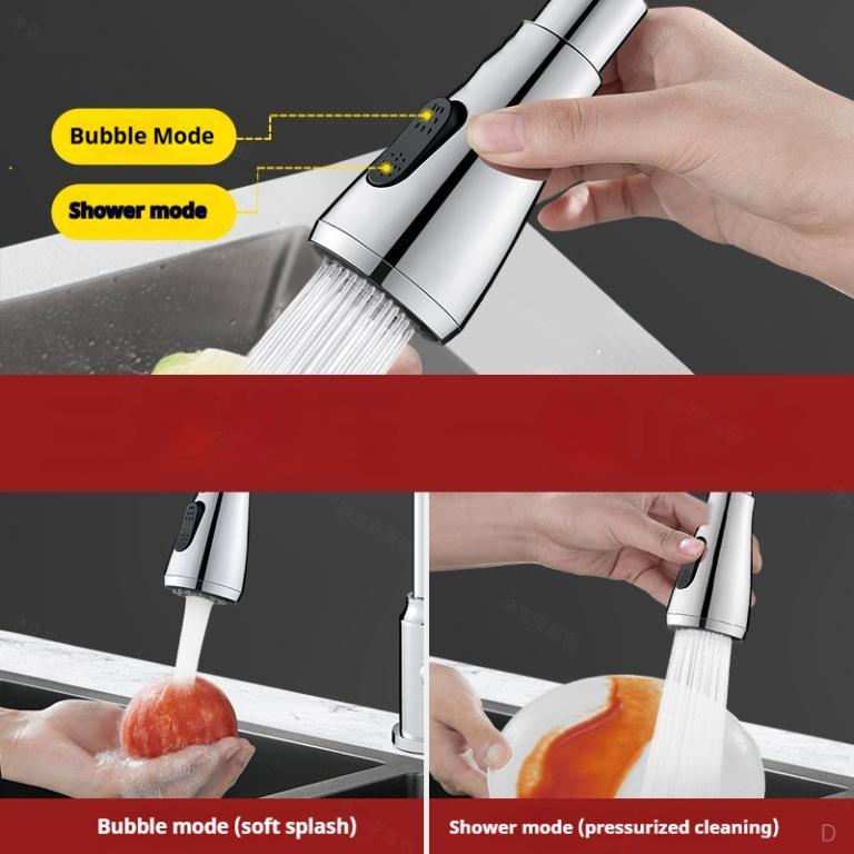 720° Rotating Anti-Splash Kitchen Faucet Extender, 2 Water … in Bukit Batok - Image 1
