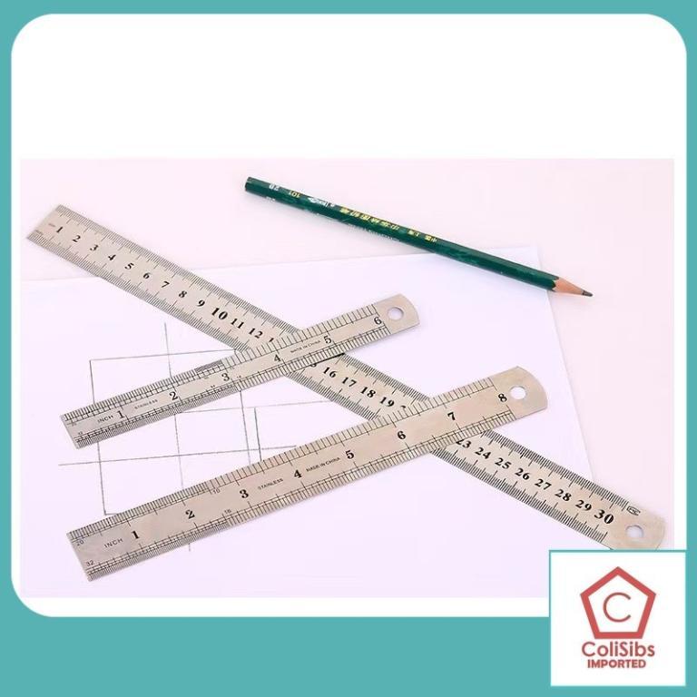 15cm 20cm 30cm Stainless Steel Ruler *STAINLESS RULER* … in Mandai - Image 1