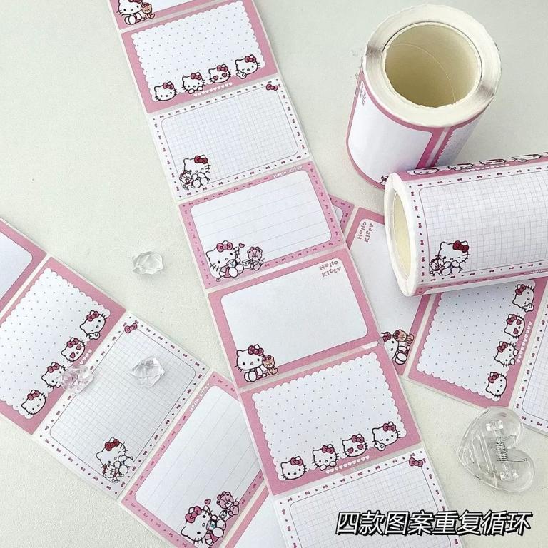 150 Cute Sticky Notes Cartoon Roll Notepad Cartoon Sticky … in Sembawang - Image 1