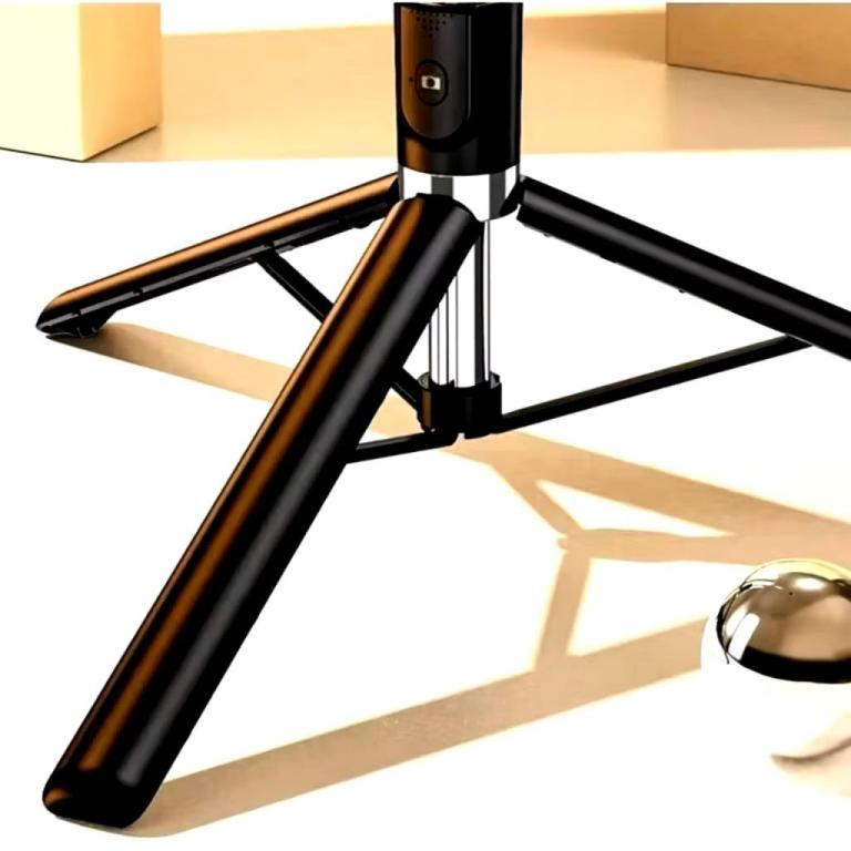 Tripod Selfie Stick R1S-L Bluetooth Remote LED Light 360 … in Novena - Image 1