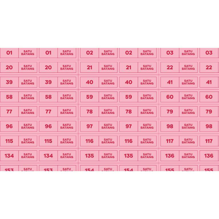 Print Draw Number in Mandai - Image 1