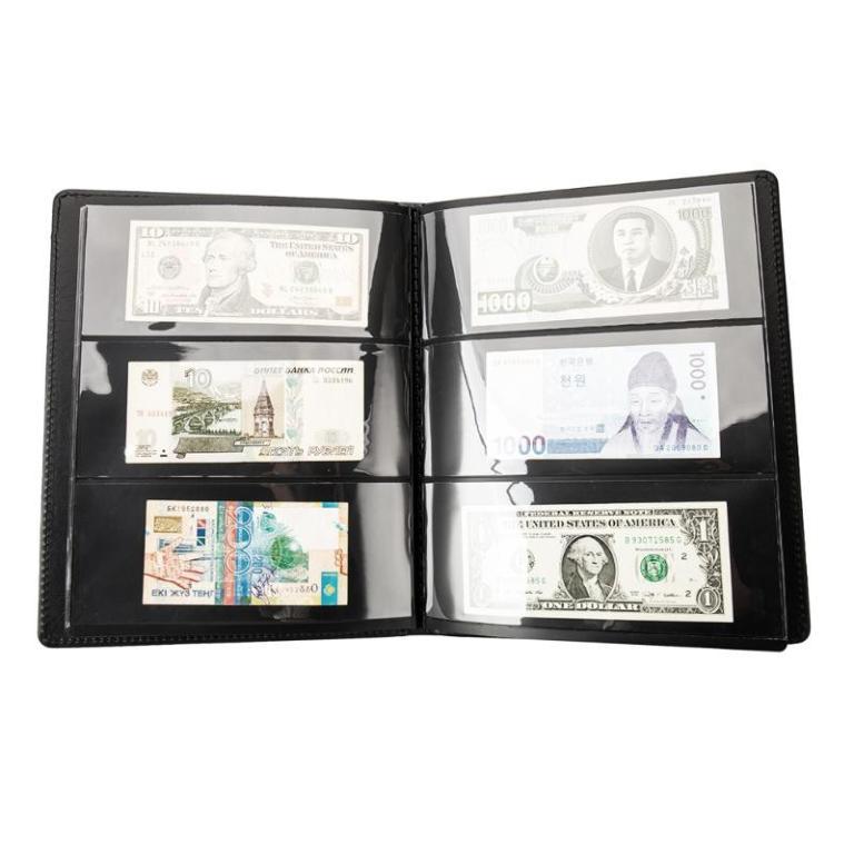 60Pockets Leather Notes Album Banknote Paper Money … in Mandai - Image 1