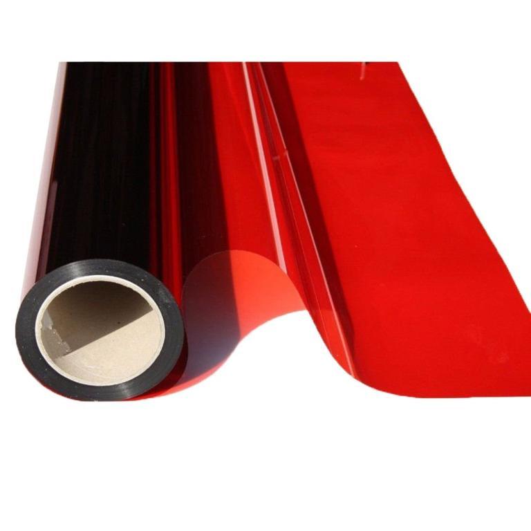Red Window Tint Film Solar Protection Self-adhesive … in Geylang - Image 1