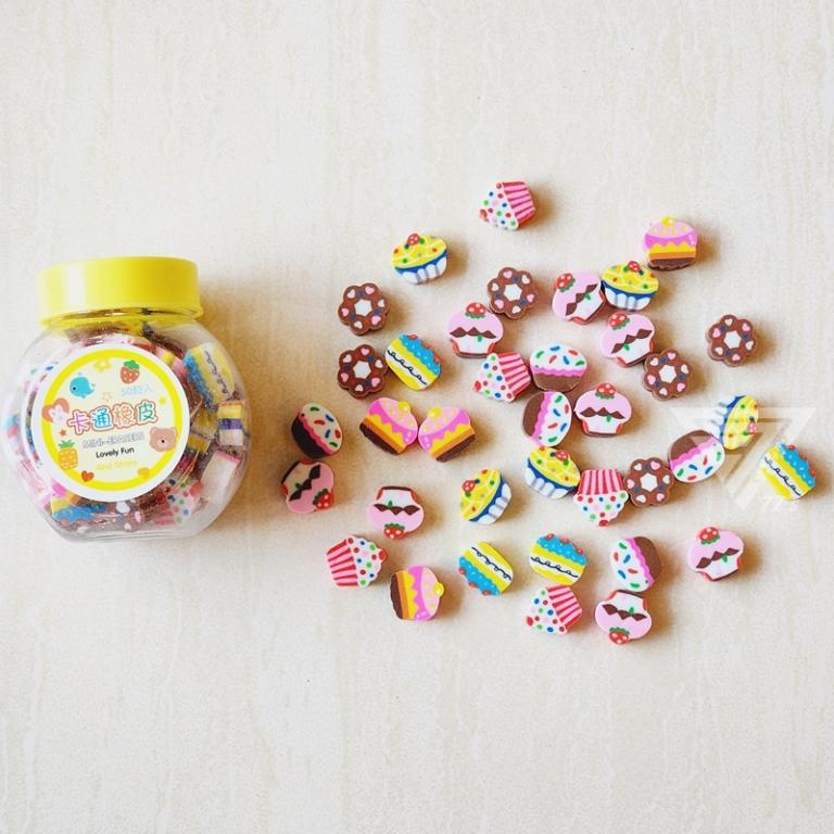 [Taiwan Shipment] [Creative Modeling Mini Eraser/50Pcs] … in Pasir Ris - Image 1