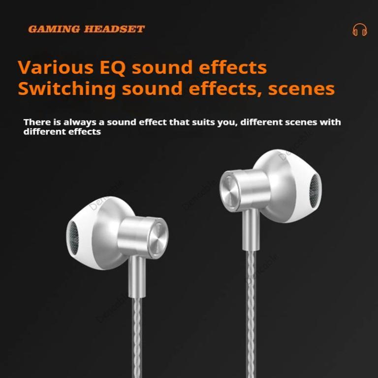 HIFI Sound Quality In-Ear Wired Control Headphones Type-C … in Bishan - Image 1