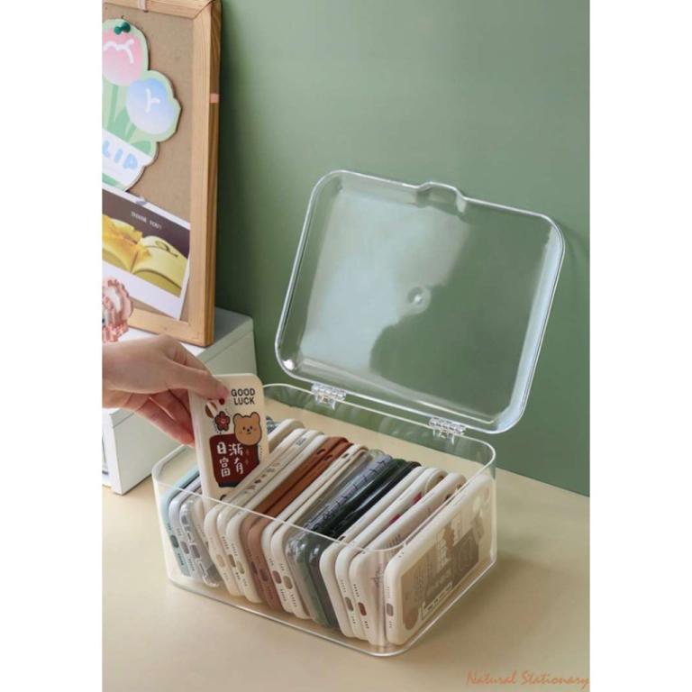 ⟪ ⟫ Muji Texture Anti-Dust Storage Box Desktop Mask … in Pasir Ris - Image 1