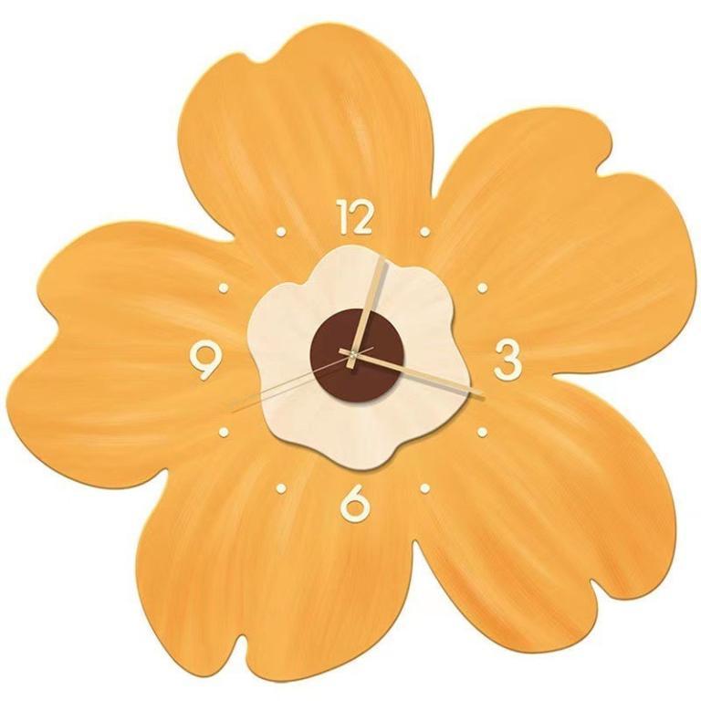 Simple And Creative Flower Wall Clock, Fashionable And … in Bishan - Image 1