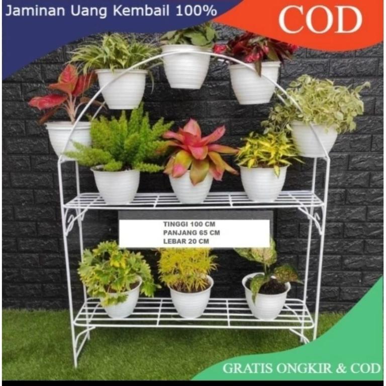 8mm Iron/11-Tier Flower Rack/1-Tier Flower Pot Rack/Large … in Bishan - Image 1