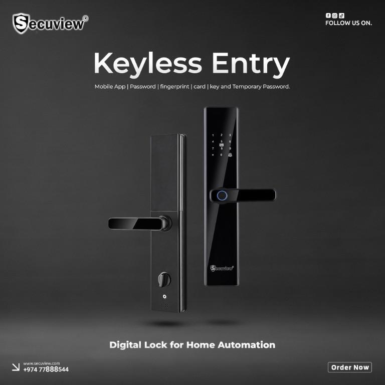 Secuview Keyless Entry Savvy Digital Lock for Home Automation in United States - Image 1