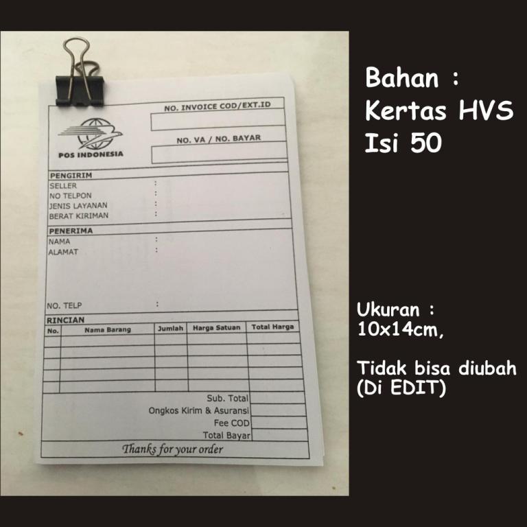 POST INVOICE NOTE/ POSTAGE SHIPPING LABELS/ ADDRESS PAPER … in North-Eastern Islands - Image 1