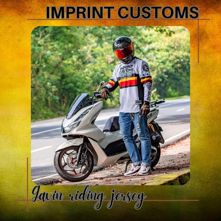 IMPRINT CUSTOMS RIDING JERSEY Gavin design long sleeves … in Jurong East - Image 1