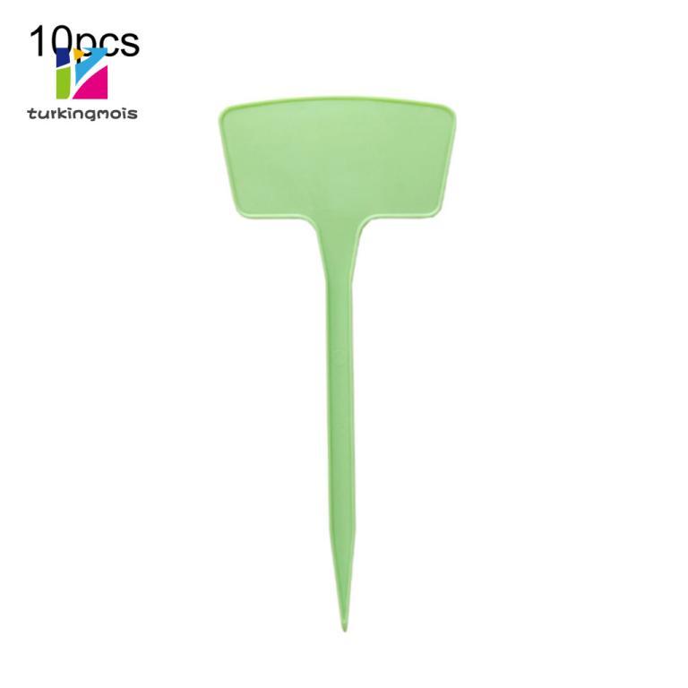 ZTUR_ 10Pcs/Set Plant Labels Waterproof Insert Design Solid … in Sengkang - Image 1